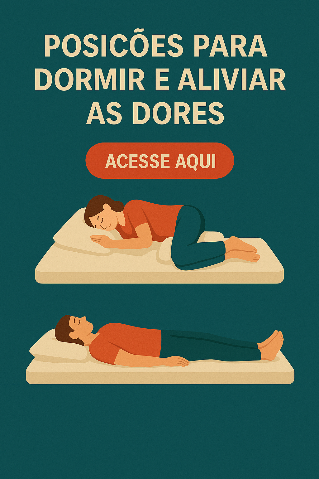 Posicoes para dormir e aliviar dores