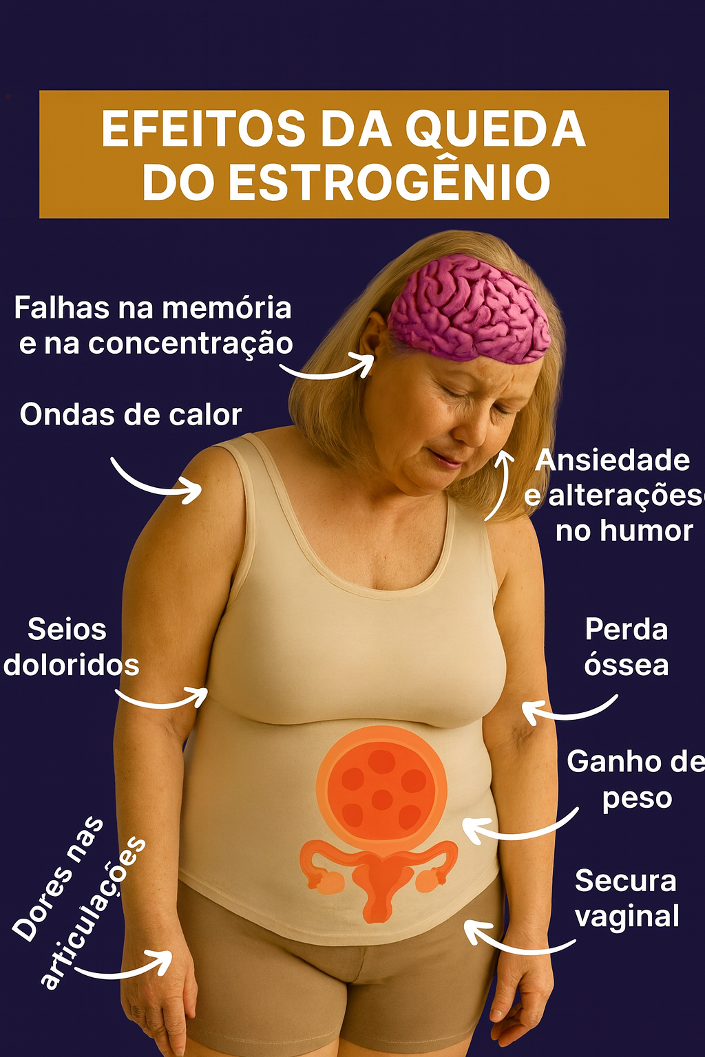 Queda do estrogênio e calorões